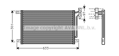 AVA QUALITY COOLING Конденсатор, кондиционер BW5215